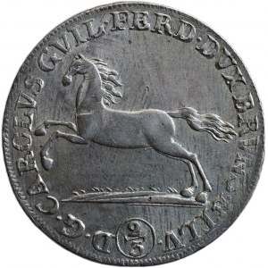 Brunswick-Wolfenbüttel, Karl Wilhelm Ferdinand 1780-1806, XXIIII Mariengroschen 1789 M.C (2/3 tolaru)