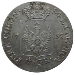 Prusko, Friedrich Wilhelm III. 1786-1797, 4 groš 1797 A