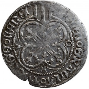 Sasko-Míšeň, Fridrich Dobromyslný 1440-1464, štítový groš, mincovna Freiberg