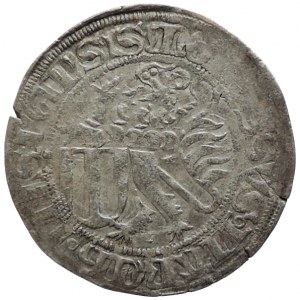 Sasko-Míšeň, Friedrich II. Dobromyslný s manželkou Markétou 1456-1646, mečový groš, mincovna Colditz