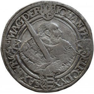 Sasko, Johann Friedrich a Moritz, 1541 - 1547, tolar 1542 Buchholz T.
