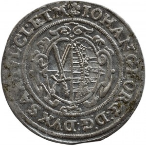 Sasko-Albertinská linie, Johann Georg I. 1611 - 1656, groš 1627 HI Drážďany-Hans Jakob