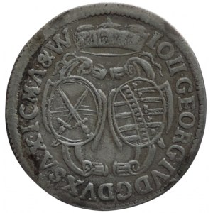 Sasko, Johann Georg IV. 1691-1694, 1/12 tolaru 1693