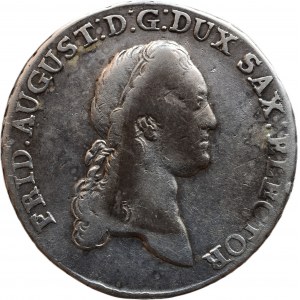 Sasko-Albertinská linie, Fridrich August III. 1763 - 1806, 2/3 tolar 1782 IEC