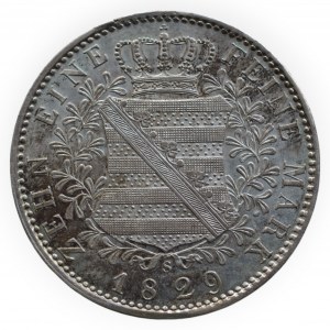 Sasko - království, Anton 1827 - 1836, tolar 1829 S