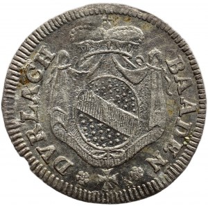 Baden-Durlach, Karl Friedrich 1738-1811, 2 krejcar 1742