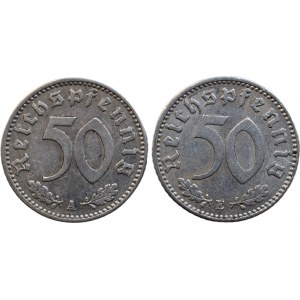 Germany III. Reich, 50 pfennig 1942 A, E