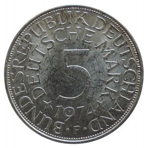 Germany after 1945, 5 Mark 1974 F