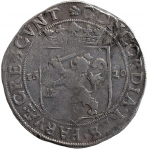 Nizozemsko, Overijssel, Rijksdaalder 1620 (tolar), dr.škr., dr.hr., ned., patina