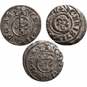 Polsko pod Švédskem, Kristína 1632 - 1654, 1 solidus 1647, 1651, 1652 Riga