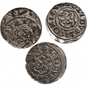 Polsko pod Švédskem, Kristína 1632 - 1654, 1 solidus 1647, 1651, 1652 Riga