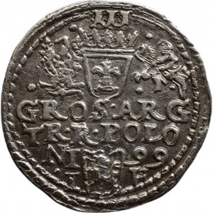 Polsko, Zikmund III. Vasa, III groš 1599 Olkusz