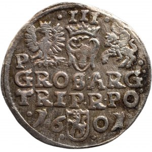 Polsko, Zikmund III. Vasa, III groš 1601 Poznaň