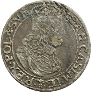 Polsko, Jan Kazimír 1648-1668, VI groš korunní 1660 TL-B Krakow
