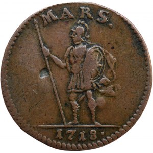 Švédsko, Charles XII. 1697-1718, 1 daler 1718 S.M.