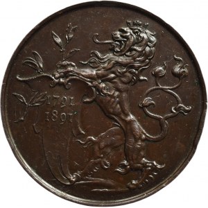 Braun, Prague - medals of the Provincial Jubilee Exhibition 1891 for exhibitors