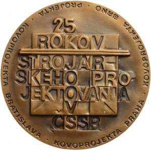 Čmerda, Brno - Kovoprojekta - 25 let, bronz 70mm