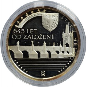 Dostál J., AR medaile - 645. výročí položení zákl. kamene Karlova mostu
