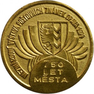 Dudič, Opava - 750 let města, výstava poštovních známek 197440mm