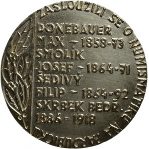 Dušek, Pardubice - 30 years of the branch, postř.bronze 50 mm