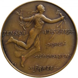 Fojtík, Praha - medaile zemská výstava učňovských prací 1923, Br 43 mm