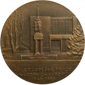 Hampl, Zdar nad Sazavou, 40 years old, bronze 60mm