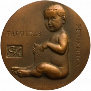 Havelka L., Faculty of Paediatrics, Charles University Prague, bronze, 65mm, patina