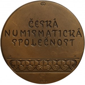 Havelka L., medaile pobočky Papírová platidla - 10 let pobočky - Alfons Mucha 1976