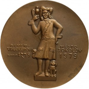 Havelka L., město Sokolov 1979, bronz 70mm