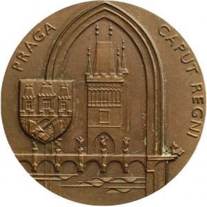 Housa, Mistrovství světa a Evropy v ledním hokeji Praha 1985, bronz 64mm