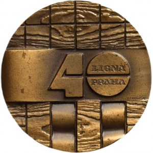 Housa, Ligna Praha, bronz, 49 mm