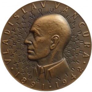 Hvozdenský, Vladislav Vančura 1981, bronz 75mm