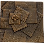 Kolářský Z. , Czech State Insurance Company - 150 years, 1827-1977, plaque Br. 71x75mm