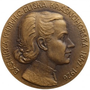 Kovanič V.A., Eliška Krásnohorská - Minerva, Bronz 70mm, náklad 200 ks