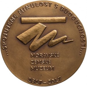 Kovařík M., Moravské zemské muzeum - biskupský dvůr, bronz 60 mm, náklad 5 ks