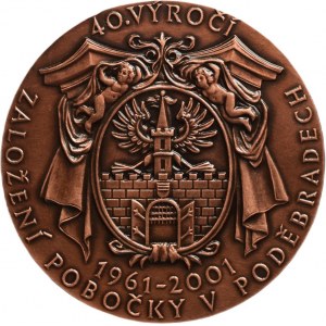 Česklová M., Nymburk-Poděbrady ČNS, 40th anniversary of the branch, Cu 60mm