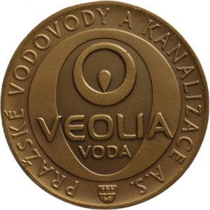 Česklová M., Praha - 100 let novodobého kanalizačního systému, bronz 50mm