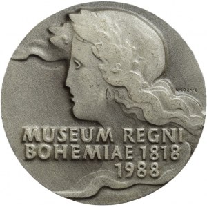 Česklová M., Národní Muzeum 1818-1988, postř.bronz 42mm