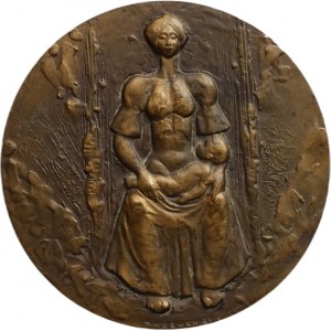 Kožuch M., My birthplace Kysuce, signed, bronze 60 mm