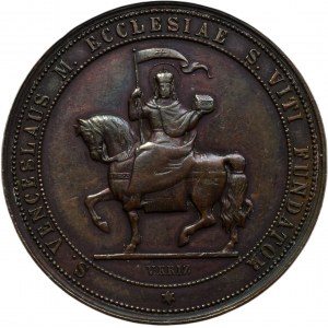 Kříž V., Zahájení dostavby chrámu svatého Víta v Praze 1873