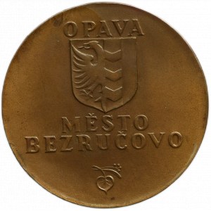 Lukešová, Opava- Petr Bezruč, bronz, 50mm