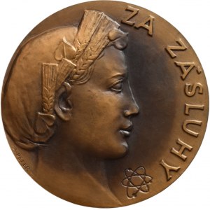 Peter A., Prague - University of Agriculture 1982- for merit, bronze 80mm