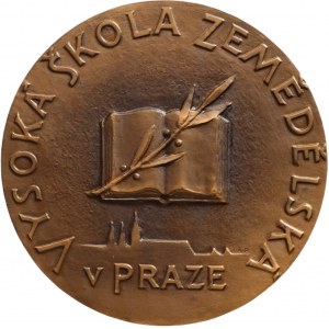 Peter A., Prague - University of Agriculture 1982- for merit, bronze 80mm