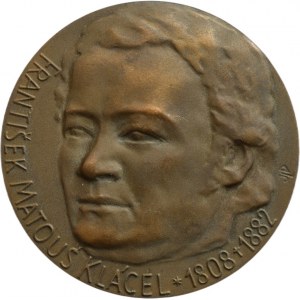 Pospíšilová-Linhartová, František Matouš Klácel 1808-1882, bronz, 60mm, patina