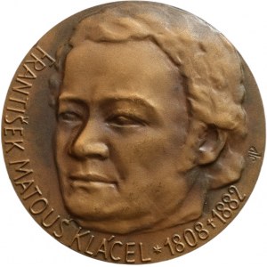 Pospíšilová-Linhartová, František Matouš Klácel 1808-1882, bronz, 60mm