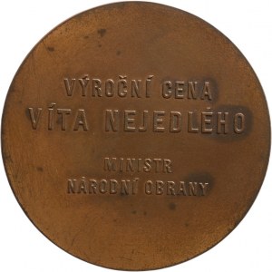 Prádler J., Vit Nejedlý - annual prize 1965, bronze, 60mm