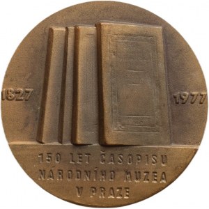 Seifert, 150 years of the magazine of the National Museum in Prague, bronze 59mm