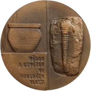 Seifert, 150 years of the magazine of the National Museum in Prague, bronze 59mm