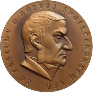 Stanek, Československá akadémia vied - Palacký, bronz, 65mm