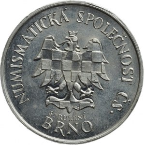 Šafařík, ČNS Brno - numismatický sjezd 1961, II. Mezinárodní veletrh, Al, 31mm